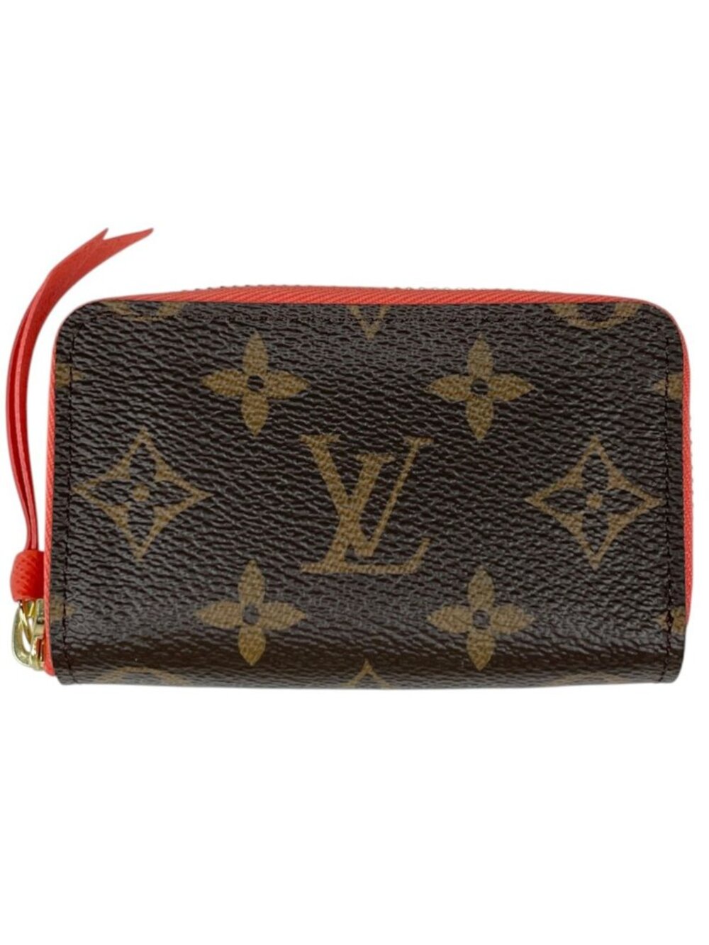 Louis Vuitton Multi Cult Card Case Monogram Brown Poppy Petal